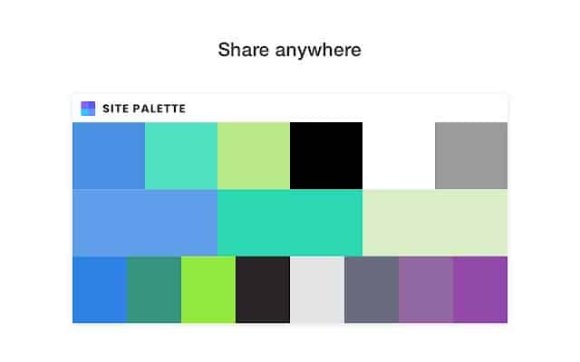 Site palette chrome extension