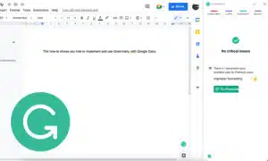 How to add Grammarly to google docs