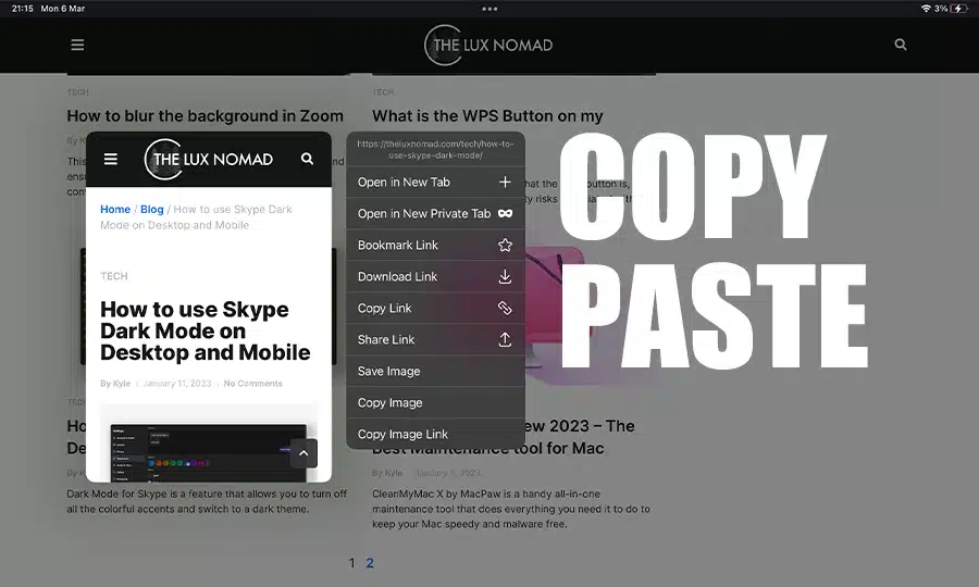How to use the clipboard on the iPad Pro